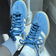 阿迪达斯 （adidas） ORIGINALS HANDBALL SPZL 防滑耐磨轻便低帮男女运动休闲板鞋 IG6194蓝白 40.5 (250mm)