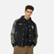 Evisu Winter Buddha Buddha Cabeza y gaviota Bordada Cabeza bordada 2EAHTM4JK7027RXYQ NEGRA S