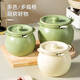 Newair lard jar ceramic high temperature resistant Japanese kitchen household salt jar oil spicy jar chili oil jar with lid large capacity