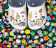 Ran Min pure Crocs accessories shoe flower Crocs decorative buckles on shoes Cartoon Zhibixing doll shoe patch accessories removable classic 10 pack
