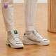 盖世威（K·SWISS）官方旗舰男女板鞋 24春季新款 时尚防滑耐磨面包鞋 9273-US 108温布尔登白_梦幻银_灌木绿 39 尺码偏小，请拍大一码