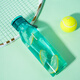 Lock Lock (Lock/Lock) Plastik Sport Eco Water Cup Simple Ins Style Sommer Tritan Fitness Männlich und weibliche Studenten begleiten die Tasse ABF756MIT Square Mint Green 750 ml