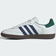 ADIDAS (ADIDAS) Clover Shoes para hombres Zapatos para mujeres 2025 Summer Sports Shop Samba Show Top Lightweight Board Zapatos Ih4882 Blanco y azul 42