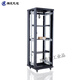 Yue Changsheng Network Cabinet 6642 Server Cabinet Weak Current Monitoring Switch Cabinet Computer Room Cabinet 42 RC0642U Thickened Cabinet Black (800 Width 0x0x0cm