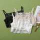 Silk suspender tube top underwear for women in summer, anti-exposure bottoming, beautiful back, lace, chest wrap, small vest, thin style