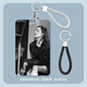 
Newjeans surrounding MINJI Jinminzhi card set campus student meal card bus subway card key chain integrated 6625 card set + white leather rope