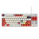 罗技（Logitech）K835机械键盘 G102二代游戏鼠标有线鼠标电竞流光灯效吃鸡鼠标轻量化小手鼠标 K835青轴+红白键帽+G102黑+防滑贴+鼠标垫