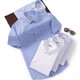 Hengyuanxiang Männer kurzärmeliges Hemd Sommer Pure Cotton DP Iron-Free Business Formale Kee Farbige Arbeit professionelles Arbeites Hemd Pure White MT001-D 40 (170/92A)