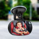 Car interior rearview mirror children's observation mirror car mirror auxiliary wide-angle curved mirror safety seat accessories style 1 suction cup