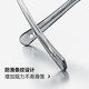 MOLSION陌森眉架眼镜架肖战同款男女眼镜框可配度数防蓝光眼镜MJ6180 B15银色|亮黑 框+陌森防蓝光1.74片(1000度内)