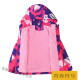 Chaqueta para niños Apocalypse Integrada Flana Sports Outdoor Girls Chaqueta Primavera y ropa de otoño 2022 Jacket de vellón para niños medianos y grandes 9926 Pink 110cm