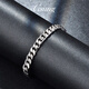 GsunG platinum bracelet men's new horsewhip bracelet half bracelet fashionable solid platinum bracelet men's and women's atmospheric glossy bracelet PT950 bracelet about 36 grams 58 rings pre-ordered