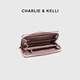 Charlie/Kelli CK Brand Bag Herren Brieftasche Krokodilmuster Vielseitige Brieftasche Handtasche Multi-Card Coin Brieftasche Kartentasche Clutch Grey [chinesisches Valentinstagsgeschenk]
