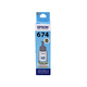 爱普生（EPSON）原装爱普生674墨水L801 L805 L810 L850 L1800连供打印机染料墨水 爱普生T6745LC淡青色70ml 5400页