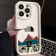 科博龙适用于苹果15promax手机壳新款iphone14感13pro潮牌北面12创 金钢砂精孔-炫酷黑-TDL加州公路黑A12604 iPhone 15