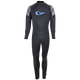 Swimming speed YonSub 5mm wetsuit for men, one-piece warm, deep diving professional cold protection, thickened scuba frogman thermal insulation, deep sea, black XL