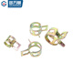 Guwanji Elastic Clamp en acier ceinture de courroi à ressort Pince en acier à la main Pinche à arrosage du tuyau d'eau Manganèse en acier Coulaque Q673 Couleur Zinc 12x8x0.8 [20 pièces]