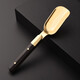 Tea spoon from simple solid wood tea spoon tea spoon single tea art accessories stainless steel kung fu tea set tea can tea spoon ebony stainless steel tea spoon