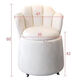 FEDDIES dressing table bedroom chair makeup chair girls home dressing stool internet celebrity backrest stool petal chair off-white Begonia chair