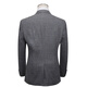 BAROMON [100% wool] suit men's single western business casual middle-aged men's suit jacket light luxury high-end gray plaid 175B