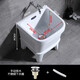 GuanMu mop pool household balcony bathroom floor basin mop pool rectangular mop pool floor-standing small trough pool Zhijie glaze 40cm manual drain