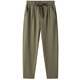 MARKLESS casual pants men's autumn and winter hanging easy-to-maintain smart pants four-sided elastic versatile simple trousers 4855 apricot green 31