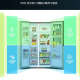 
LG 655L double door knocks through perspective window refrigerator, fully automatic ice making function, air-cooled, frost-free, fresh, energy-saving and frequency conversion, ultra-thin household large capacity silver [Same style light luxury series in the mall] Xinghe Silver S653MPY33D