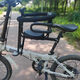 Bicycle front child seat bicycle mountain bike folding bicycle fully surrounded baby chair baby safety seat luxury seat half guardrail