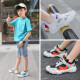 Youyou Dog Shoes Boys' Shoes Children's Sports Shoes 2023 New Spring and Autumn Mesh Breathable Casual Shoes Medium and Large Children's Running Shoes 853 Meters Orange Single Mesh 36 Size Inner Length 23cm