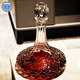 XiangxingROCK high-end light luxury crystal glass with lid red wine decanter pot pouring wine decanter ornaments diamond pattern-decanter simple package 1200ml