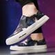Poezonis men's shoes one-foot loafers spring canvas shoes men's Korean style lazy casual summer breathable shoes black 11968 39
