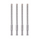 Bosch (BOSCH) four-pit electric hammer 5 series four-edged drill bit round shank impact drill bit can drill reinforced wall concrete through wall rotor four-pit round shank 6x50x110mm 5 series 4-edged