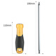 Deli rubber handle dual-purpose screwdriver screwdriver cross-shaped double-head screwdriver computer installation tool 6*150mm