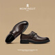 MONTAGUT leather shoes for men, autumn and winter new style, light luxury business men's shoes, British style casual shoes, versatile and comfortable shoes for men