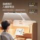 Totguard table lamp eye protection study dormitory household eye protection table lamp for students only Swift folding arm lamp white clip style