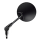 Yuhua Electric Bicycle Rear View Mirror TIle courte Miroir rond pliable Emma Véhicule électrique Miroir à 360 degrés Modification universelle