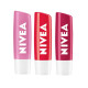 Nivea Good Color Lip Balm 4.8g Cherry Strawberry Rose Light Color Moisturizing Lip Balm Autumn and Winter Gift for Men and Women