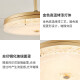 NVC fan light invisible ceiling fan light restaurant bedroom high display glass printing light luxury gold remote control dimming 42 inches 36 watts