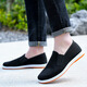 Chaussures en tissu de vieilles Pékin traditionnelles pour les chaussures célibataires résistantes à l'usure antidérapante pour les hommes avec des chaussures en tissu noir décontractées Sole 40