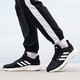 Adidas men and women running shoes summer anti-slip running sneakers IH6038 black size 36 UK3.5