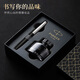 派克（PARKER）钢笔墨水笔高端成人练字商务签字笔送礼定制刻字礼盒大墨水办公练字轻奢礼物升学上岸礼物热门商品 乔特黑白夹墨水笔-法国进口大墨水礼盒