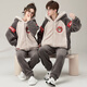Jeunes mots d'amour couple pyjamas en automne et hiver plus en velours épaissis pour les filles garçons et garçons Coral Velvet Hooded Home Clothing Set YPF3899 Bear femelle L (100-110jin [Jin est égal à 0,5 kg]))