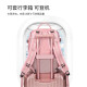 Landcase travel bag women's large capacity backpack multifunctional computer backpack business trip luggage bag 1637 pink