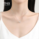 TTMIX platinum pendant transfer beads pt950 women's platinum shiny necklace passepartout pendant 1.3-1.5g