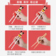 Disney Children's Chopsticks Special Learning Training Chopsticks Children's Tableware Set 304 Stainless Steel Household Fork Spoon Mickey Red (Four-piece Set)