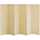 Bamboo and rattan screen, solid wood barrier partition, bamboo weaving, simple bedroom and living room, mobile folding screen, interval 100*40, set of 3 pieces (without base)