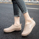 Fashionable Japanese rain boots for women wearing short tube rain boots for outdoor work waterproof and non-slip shoes rubber shoes flat sole pullover shoes purple 37
