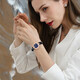 
Caloric King Star Moon Series Light Luxury Diamond Alligator Leather Strap Swiss Quartz Movement Watch CK16856