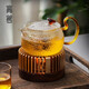 Gaoming candle warm tea stove candlestick warm tea base heating stove teapot tea warmer insulation stove roasted tea stove roasted tea set tea set streamer candle base + hammered pot 240ml