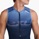2XU Aero Series Triathlon Cycling Suit for Men Summer Outdoor Mountain Road Bike Quick-Drying Breathable Vest Midnight Blue S
